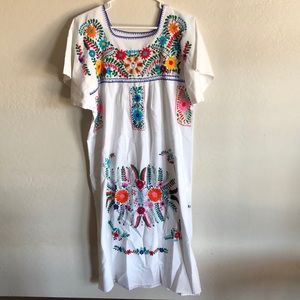Authentic Mexican Cotton Dress from Mexico